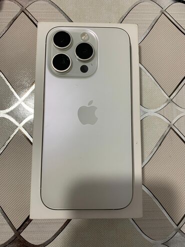айфон 12 про макс цена в бишкеке 256 гб бу: IPhone 15 Pro, Колдонулган, 128 ГБ, White Titanium, Коргоочу айнек, Каптама, Куту, 89 %