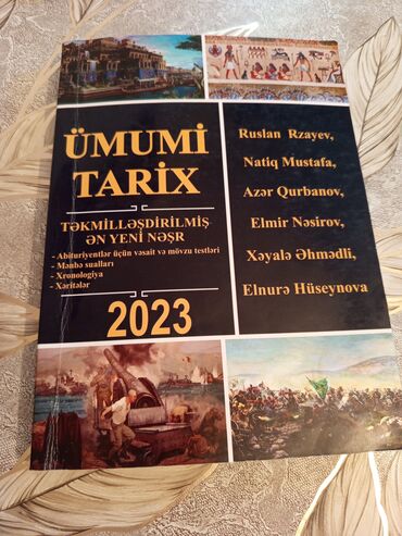 Kitablar, jurnallar, CD, DVD: Salam. İslənmis Umumi tarix kitabi satilir. Normal qiymətindən cox