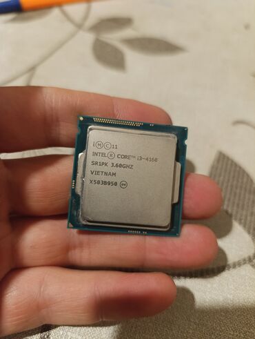 Prosessorlar: Prosessor Intel Core i3 4160, 3-4 GHz, 4 nüvə, İşlənmiş