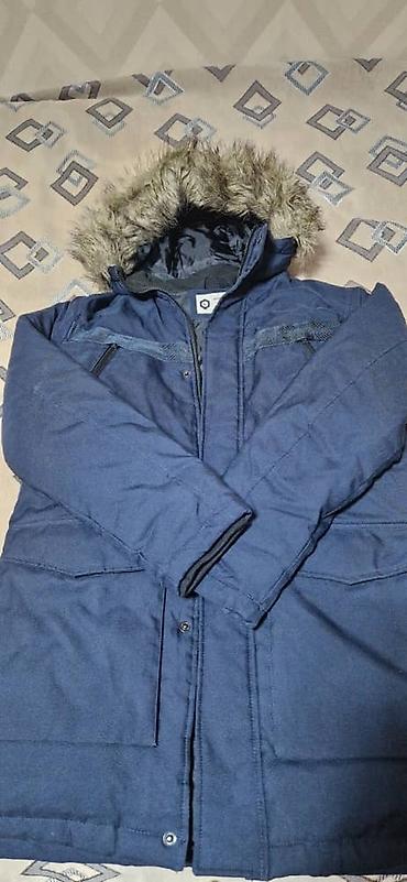куртки парки: Мужская куртка, S, Jack & Jones, Б/у, цвет - Синий, Самовывоз — 1