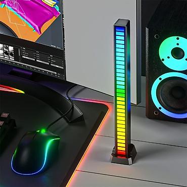 Музыкальная светодиодная RGB‑панель «саунд-бар» с визуализацией звука