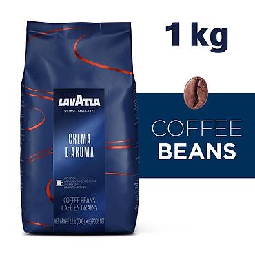 Qida məhsulları: Lavazza Crema e Aroma – orijinal qəhvə dənələri - Çəki: 1 kq - Növ — 1