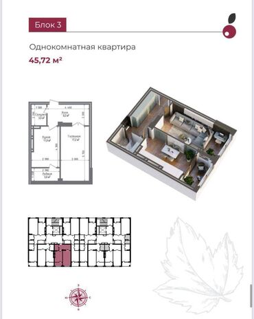 Продажа квартир: 1 комната, 47 м², Элитка, 9 этаж, ПСО (под самоотделку)