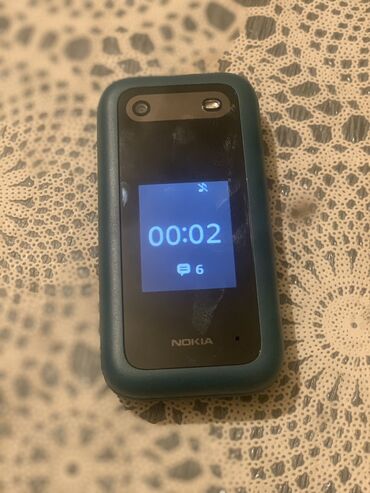 nokia sade telefonlar: Nokia 2760 Flip, 8 GB, rəng - Göy, Zəmanət, Düyməli, İki sim kartlı