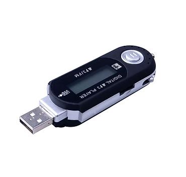 orijinal ses mp3: Rəqəmsal MP3/FM pleyer – USB flaş yaddaş formatlı kompakt musiqi — 3