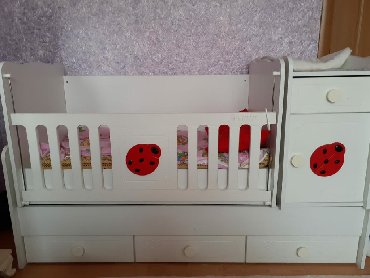tanketkalı uşaq kedləri - Azərbaycan: Uşaq çarpayısı. Matrası və tülü də var. 400m alınıb 250 satilir. Real