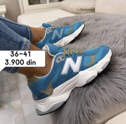 Women's Sneakers and athletic shoes: New Balance, 45, bоја - Svetloplava — 3