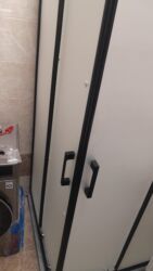 Duş kabinaları, arakəsmələr: Yeni Üstü açıq kabina, Künc üçün — 6