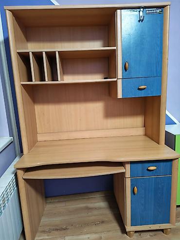 Kancelarijski stolovi: Radni/računarski sto sa nadgradnjom - Materijal: iverica/medijapan u — 4