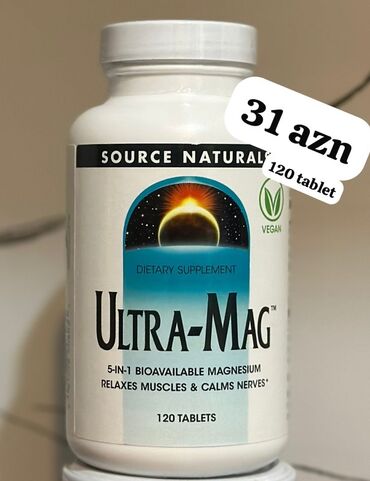 devit 3 ampul qiymeti: Source Naturals Ultra-Mag - Qida əlavəsi, 120 tablet - 5-in-1