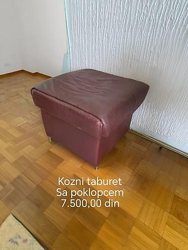 Stilske garniture: Set nameštaja – kožna garnitura i retro krevet - Kožne fotelje, 2 — 2