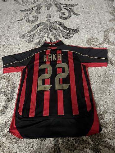 спортивка лининг: Футбольная майка AC Milan adidas с вертикальными красно‑чёрными — 2