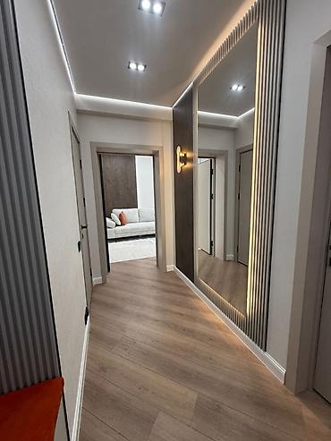 56: 2 комнаты, 56 м², Асанбай мкр Элитка, 5 этаж, Дизайнерский ремонт — 5