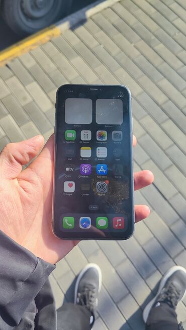 telefon iphone 11: IPhone 11, 64 ГБ, Black Titanium, Face ID