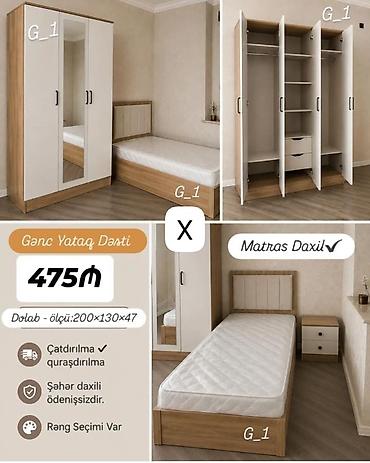 ofis stolu: Məhsul 1: İş masası - Ölçü: 150 x 75 x 50 sm - İki tərəfli saxlama — 2