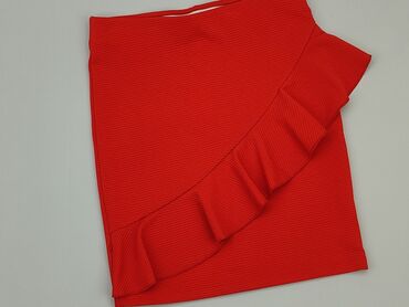 czerwone koronkowa spódnice: Skirt, SinSay, XS (EU 34), condition - Very good