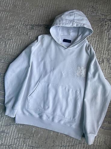 pull and: Мужская толстовка, S, Б/у, цвет - Белый, Самовывоз — 1