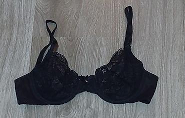 Brushalteri, Bralete: Crni čipkani brushalter sa žicom - Boja: crna - Materijal — 1