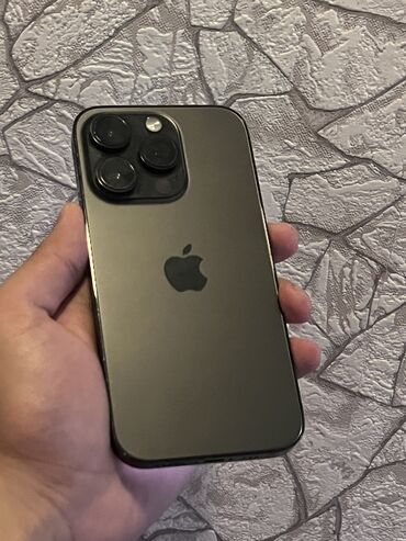 iphone dubai version: IPhone 14 Pro, 128 ГБ, Black Titanium, Гарантия, Face ID, С документами