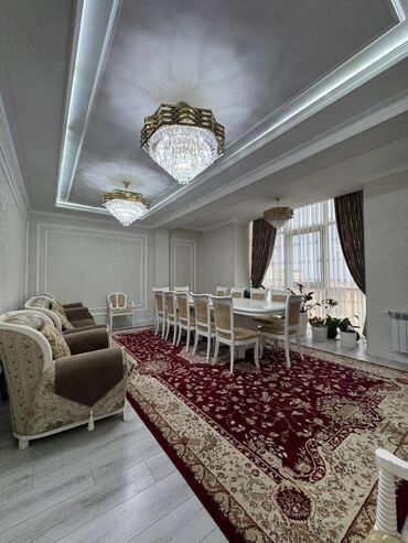 раздольный ак жол: 4 комнаты, 130 м², Элитка, 7 этаж, Евроремонт