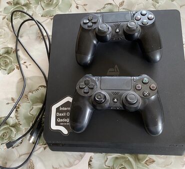 s21 ikinci el: PS4 SLIM 500 GB. Ikinci el olaraq 2019 cu ilde playstation service den