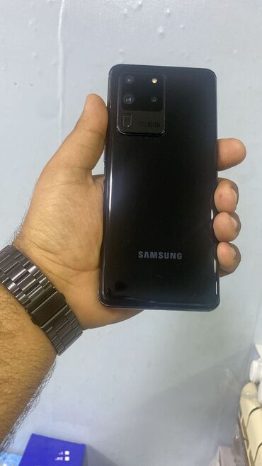 Samsung: Samsung Galaxy S20 Ultra, 128 GB, rəng - Qara, Face ID