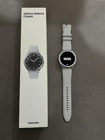 Наручные часы: Samsung Galaxy Watch4 Classic 46mm. İdeal vəziyyətdə — 1