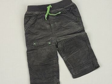 szare zamszowe trampki: Niemowlęce spodnie materiałowe, 3-6 m, 62-68 cm, Marks & Spencer, stan - Dobry