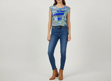 bluzka body plus size: Bluzka damska, rozmiar L