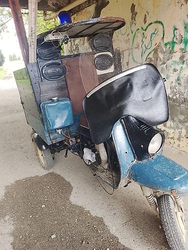 50 kubika motor: Yükdaşıma üçün üçtəkərli motoskuter (kargo skuter) - Gövdə: qabaqda — 3