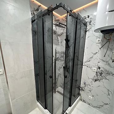 Душевые кабины: Душевая кабина Высота поддона: 20 см — 12