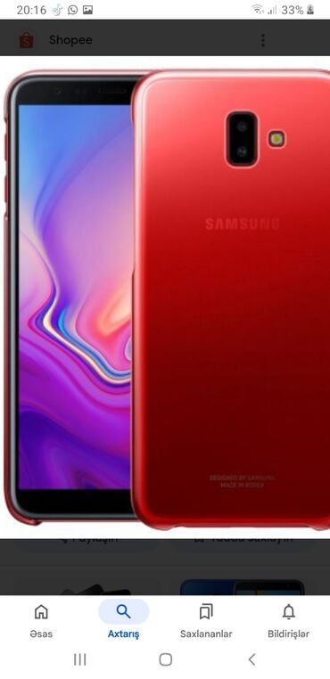 Elektronika: Samsung Galaxy J6 Plus, 32 GB, rəng - Qırmızı