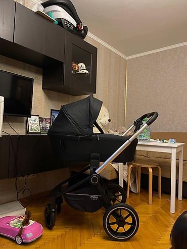 Балдар дүйнөсү: Детская универсальная коляска 3 в 1 Mow Baby (черная) Комплектация: - — 2