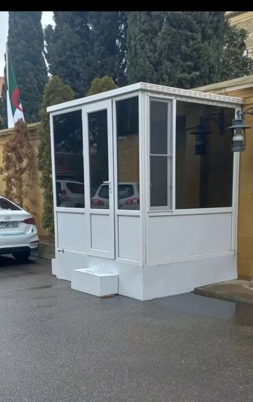 Butkalar, köşklar: Butka muhafizə üçün. Ağ, Qara, Qehveyi. Plastik aluminium qapı — 2