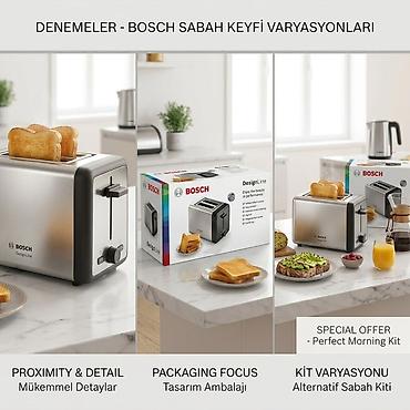 tost aparati: Toster Bosch, rəng - Boz, Yeni, Ödənişli çatdırılma — 2