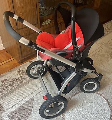 maxi cosi: Maxi-Cosi uşaq arabası seti - 3-də-1 sistem: beşik tipli lyulka — 8