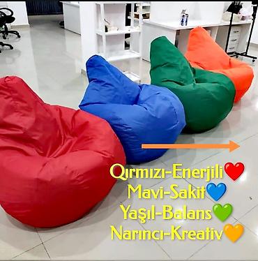 Pufiklər: Yeni, Pufik-kreslo, Parça, Kredit yoxdur, Ödənişli çatdırılma — 6