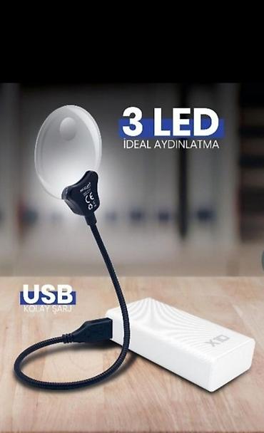 студийная лампа: USB светильник с линзой и гибкой ножкой - Линза: акриловая линза — 2