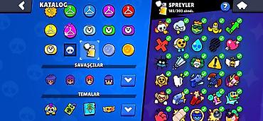 İdman kubokları və medalları: Brawl Stars oyun hesabı - Kuboklar: 60 289+ - Güc küpləri/Resurslar — 11