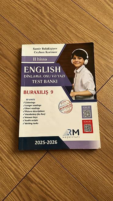 Kitablar və jurnallar: Məhsul: “English – Dinləmə, Oxu və Yazı Test Bankı” (II hissə) — 1
