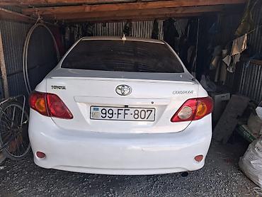 Toyota: Toyota Corolla sedan - Korpus: 4 qapılı sedan, ağ rəng - Nəsil — 1