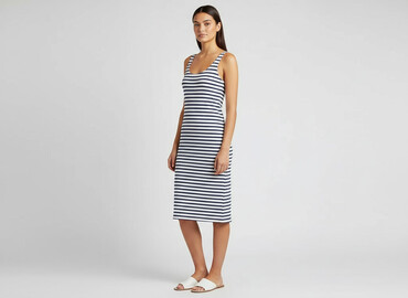 cekinowa sukienka hm biala: H&M, Women`s dress, size S