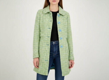 kurtki przejściowe damskie carry: H&M Divided, Плащ жіночий, розмір S