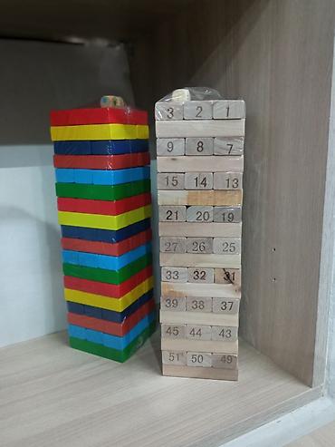 jenga: Дженга дженго кубики для детей детские для семьи 
настольные игры — 1