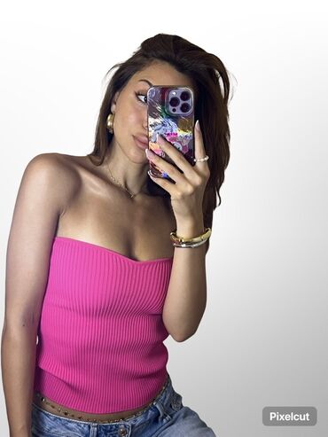 Donlar: FIRMA: Black Fashion Məhsul: Qadın ribana strapless top - Rəng