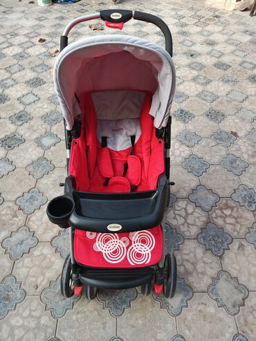 Gəzinti arabaları: Goodbaby uşaq arabası – qırmızı rəng Xüsusiyyətlər: - Geniş oturacaq — 2