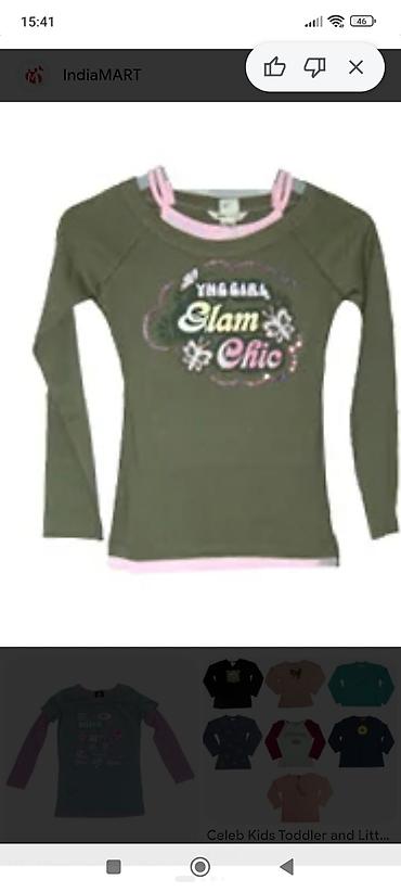 alke mindjuse prodaja: H&M Young dečija majica sa dugim rukavima - Model: „YNG GIRL Glam — 1