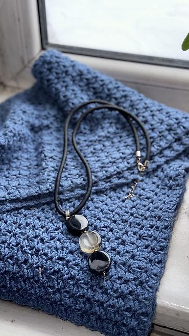 Наборы украшений: Крупные серьги-кольца и длинные бусы - Серьги: классические кольца — 8