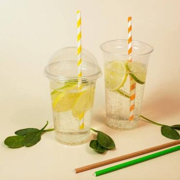 стаканы для лимонада: Купольные стаканы из пластика (PET). Отлично подойдут для коктейлей