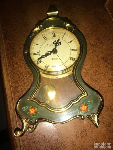 Ostali predmeti za umetnost i kolekcionarstvo: Original Swiza stoni sat Made in Swiss Navija se na 8 dana. 7 — 7